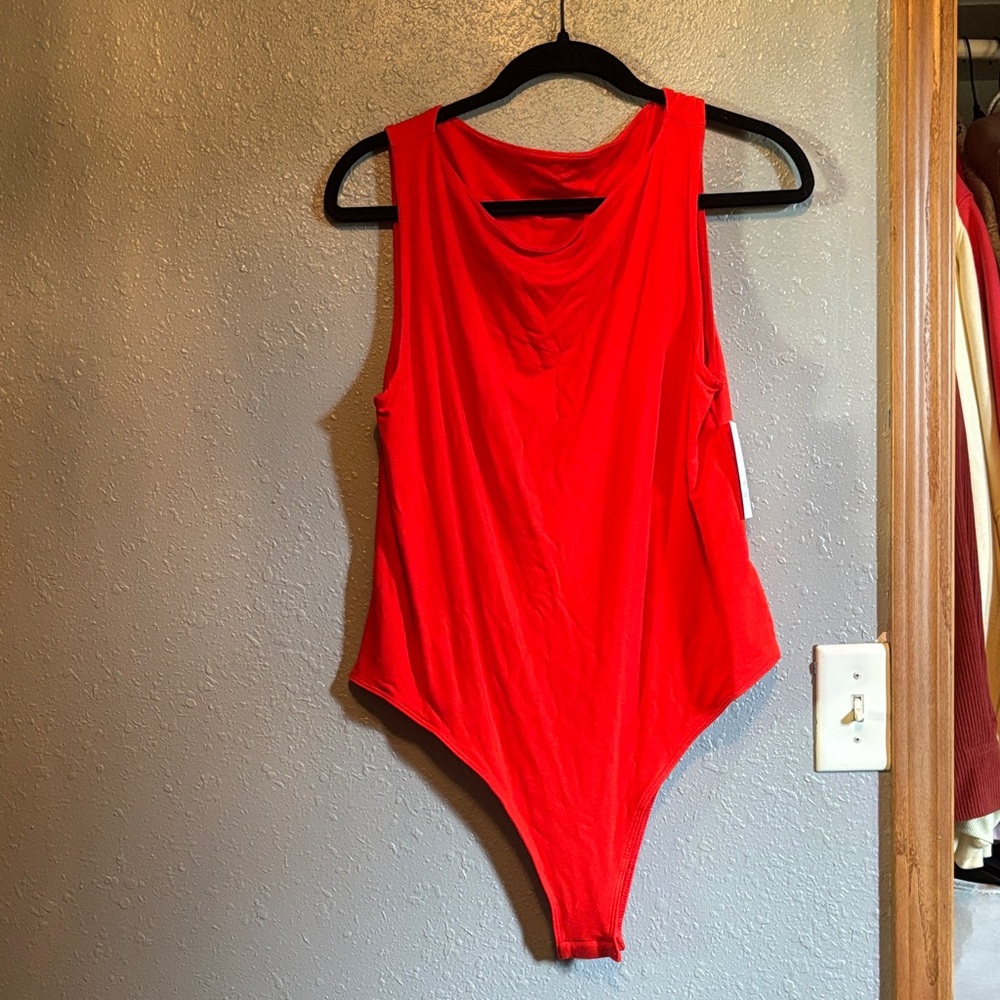 Red bodysuit